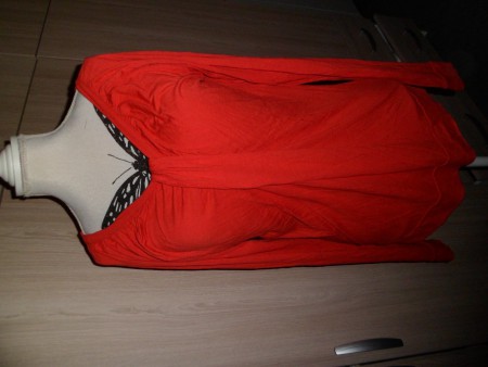 Natan collection blouse maat 4/medium Orange